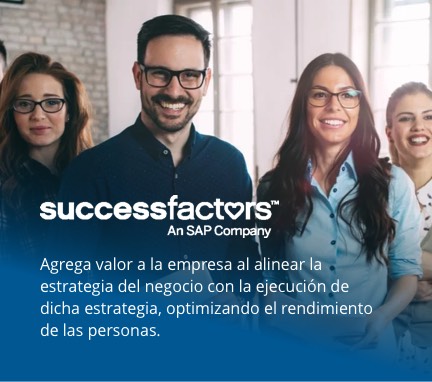 Success factors SAP gente sonriendo logo